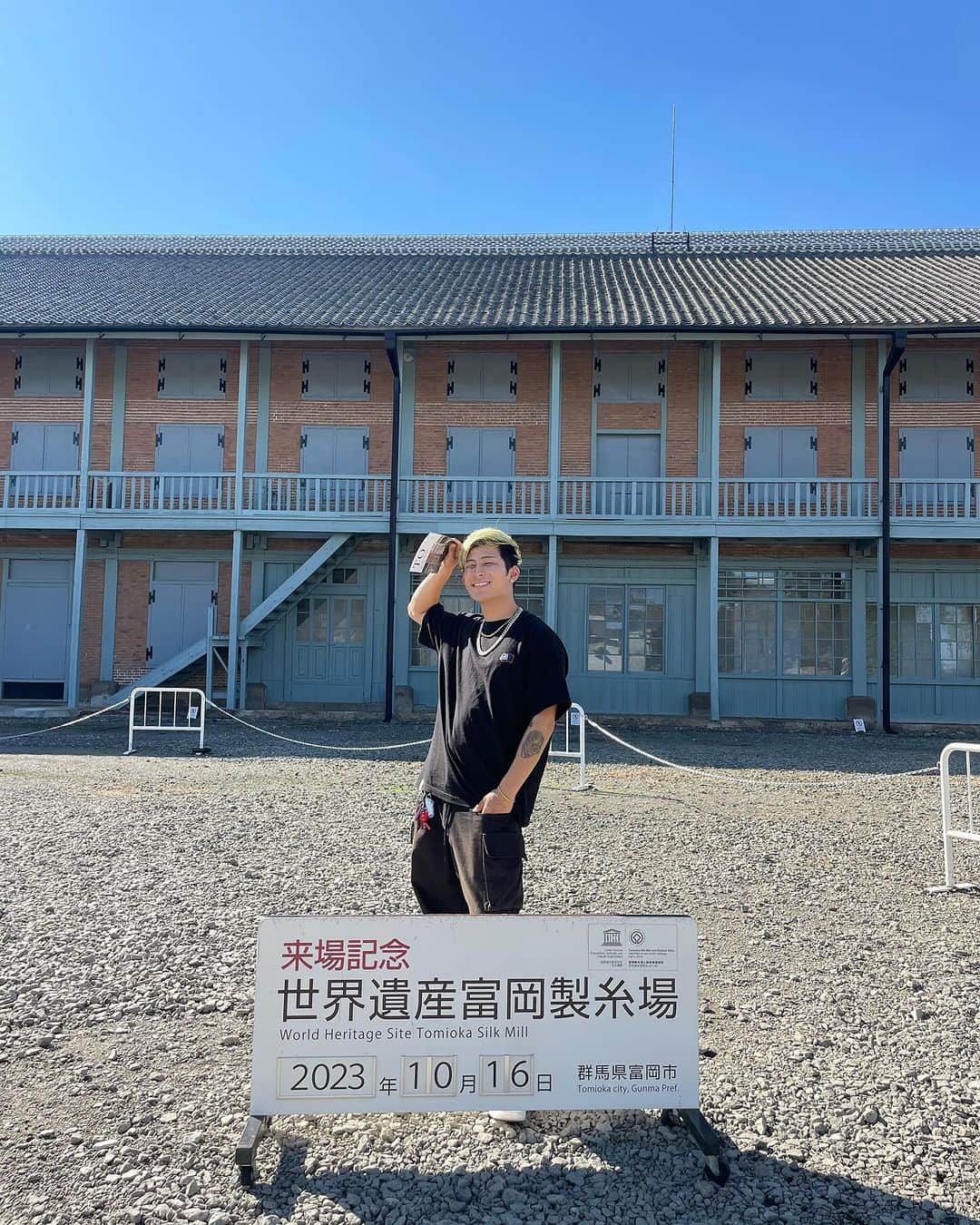 JustIn (ジャスティン)のインスタグラム：「富岡製糸場！和と洋の合体の建物！」