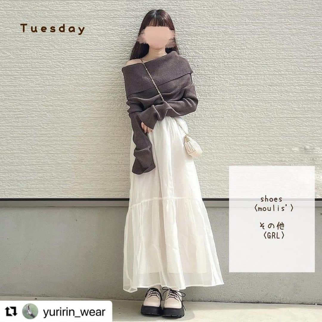 GRLさんのインスタグラム写真 - (GRLInstagram)「【👆画像をタップすると購入できるよ👆】 @yuririn_wear さん にGRL商品着用して頂いております💕 ありがとうございます✨ . @grl_official #グレイル #grl #プチプラ #ootd #fashion #プチプラコーデ #outfit #ファッション #可愛い #かわいい #コーデ #コーディネート #cute #大人カジュアル #カジュアルコーデ #GRL購入品 #グレイル購入品 #購入品 #grlコーデ #グレイルコーデ #ミニワンピース #ニットセットアップ #ニットカーディガン」11月30日 13時01分 - grl_official