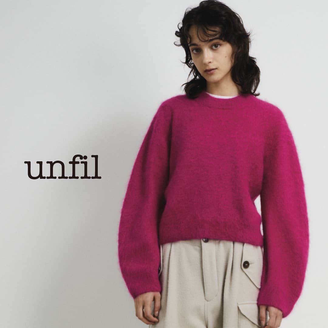 Bshop officialのインスタグラム：「unfil royal baby alpaca fur cropped sweater ¥31,900  @unfil_516  #unfil #23aw #bshop」