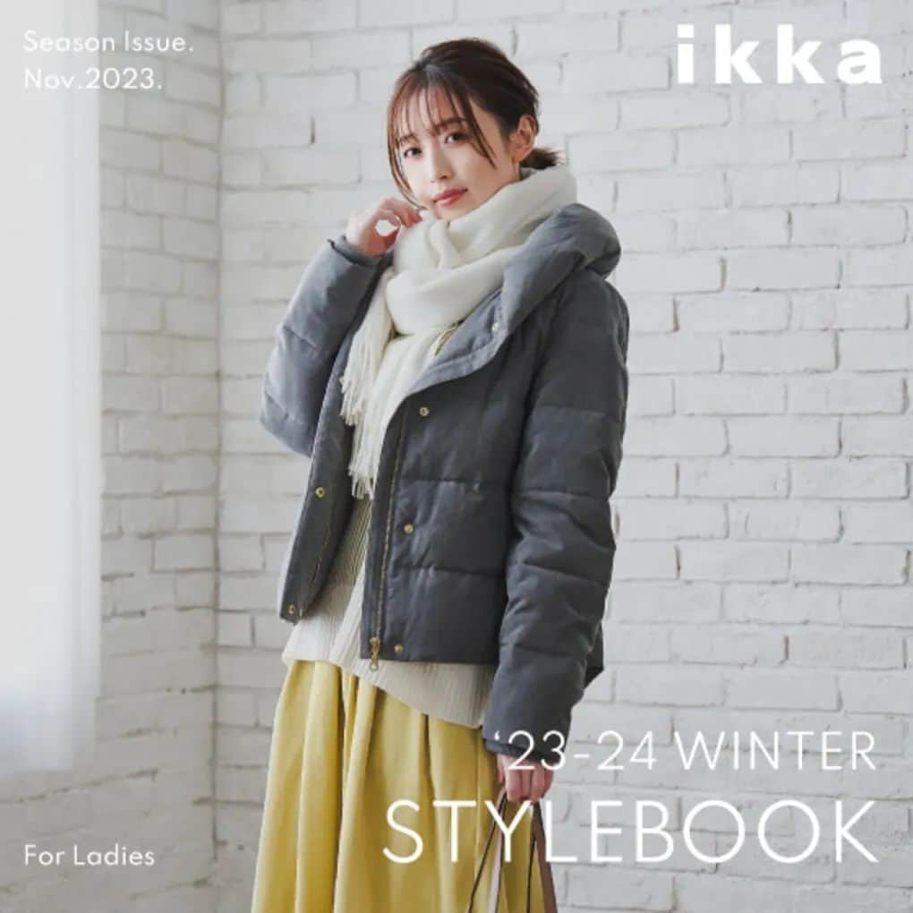 ikkaさんのインスタグラム写真 - (ikkaInstagram)「.   冬のikkaSTYLEBOOK For Ladies☃️ 一押しの冬スタイルをご紹介✨  こちらに掲載しているコーデ以外にも 冬のオススメコーデがたくさん掲載されています✔  STYLEBOOK是非参考にしてみてください😉   ▶TOP🔗よりご覧ください♩   ＿＿＿＿＿＿＿＿＿＿＿＿＿＿＿＿  着用アイテムは 下記アカウントTOPページリンクより  ONLINE SHOPをご覧ください✔️   @ikka_official   #ikka  #ikkalounge  #ライフスタイル   #30代コーデ #40代コーデ #50代コーデ #大人カジュアル #大人コーデ #オフィスカジュアル #冬服 #冬服コーデ #カジュアルコーデ #アウターコーデ #冬コーデ」11月30日 13時33分 - ikka_official