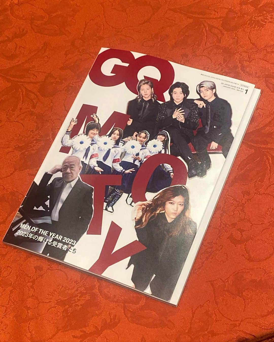 RINさんのインスタグラム写真 - (RINInstagram)「#GQMENOFTHEYEAR2023 BREAKTHROUGH ARTIST  ありがとうございます。 レッドカーペット、大きなお花、背筋がしゃんとしました。💐」11月30日 14時43分 - rin_leaders