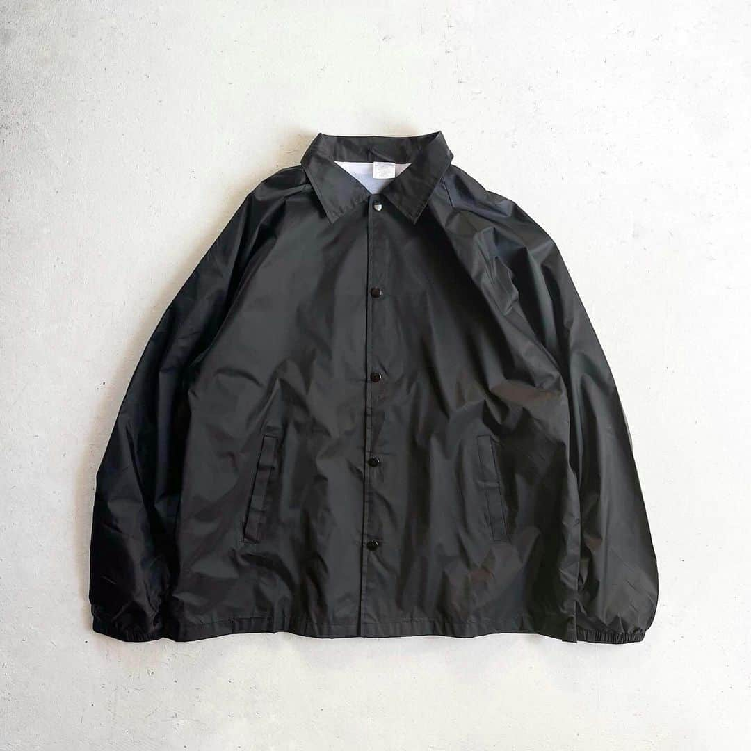 DROP...vintage select shopのインスタグラム：「Old AUGASTA Black Plane  Nylon Coach Jacket 【XL】」