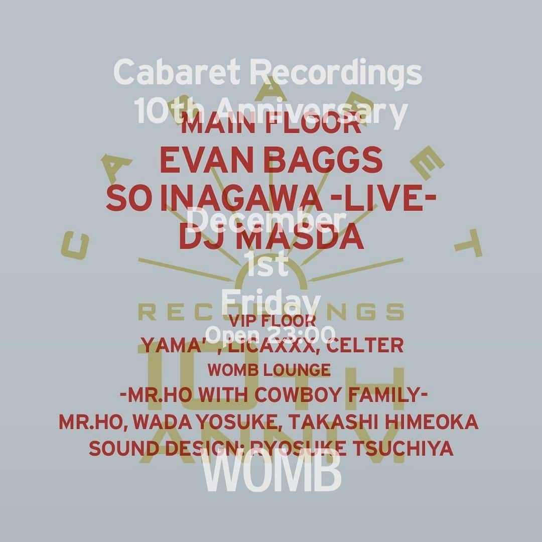 Licaxxxさんのインスタグラム写真 - (LicaxxxInstagram)「12/1 fri @womb_tokyo Cabaret Recordings 10th Anniversary🥂👏 See you tomorrow!! @hauznated」11月30日 15時20分 - licaxxx1