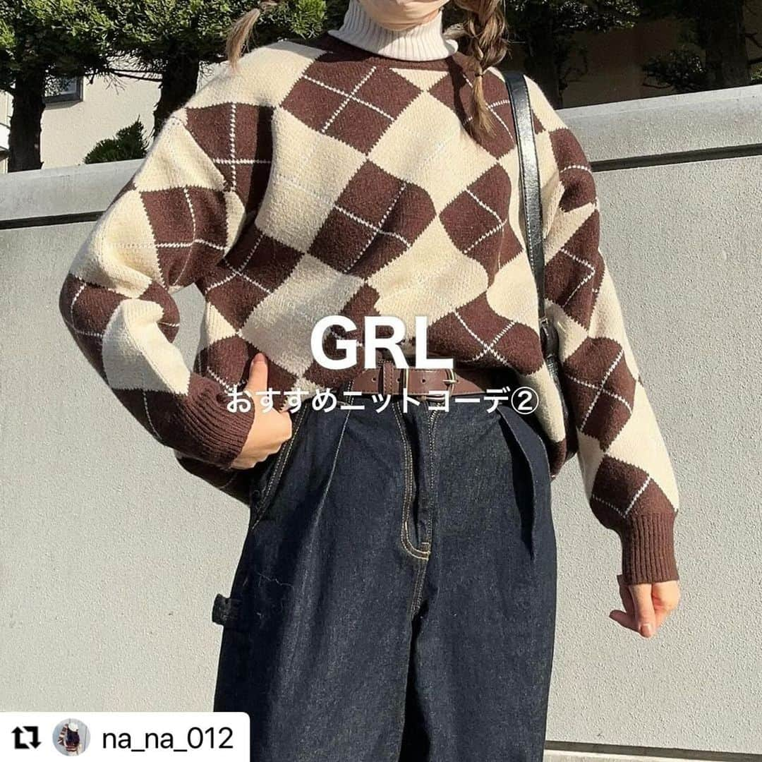 GRLさんのインスタグラム写真 - (GRLInstagram)「【👆画像をタップすると購入できるよ👆】 @na_na_012 さん にGRL商品着用して頂いております💕 ありがとうございます✨ . @grl_official #グレイル #grl #プチプラ #ootd #fashion #プチプラコーデ #outfit #ファッション #可愛い #かわいい #コーデ #コーディネート #cute #大人カジュアル #カジュアルコーデ #GRL購入品 #グレイル購入品 #購入品 #grlコーデ #グレイルコーデ #ニットトップス #ケーブルニット #ニットカーディガン」11月30日 16時59分 - grl_official