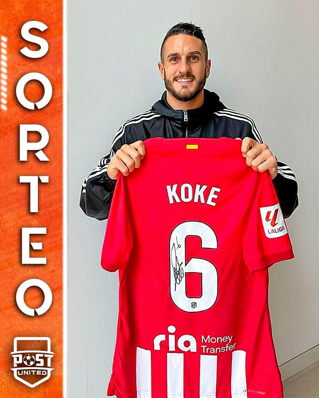 コケさんのインスタグラム写真 - (コケInstagram)「🥳¡SORTEO ESPECIAL POR LOS 600 PARTIDOS DE KOKE CON EL ATLÉTICO DE MADRID!   🤩 ¡Consigue la CAMISETA FIRMADA de KOKE con el ATLÉTICO DE MADRID!  1️⃣ Sigue a @koke6 ⚽️ 2️⃣ Sigue a @postunited ✅ 3️⃣ Dale ❤️ a esta publicación  4️⃣ Menciona a 1 amigo 👤  🔥 Cuanto más comentes más opciones tienes de ganar  🔜 Anunciaremos el ganador el próximo jueves 7 de diciembre a las 19h(🇪🇸)  ¡MUCHA SUERTE A TOD@S! 🍀  . #atleticodemadrid #koke #laliga #atleti #atleticomadrid」12月1日 2時59分 - koke6