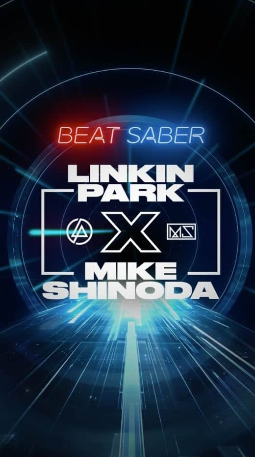 リンキン・パークのインスタグラム：「#CollisionCourse turns 19. Numb / Encore available to play on @beatsaber ⚔️ Linkin Park x Mike Shinoda Music Pack Available Now on Meta Quest, PlayStation VR and Steam.」