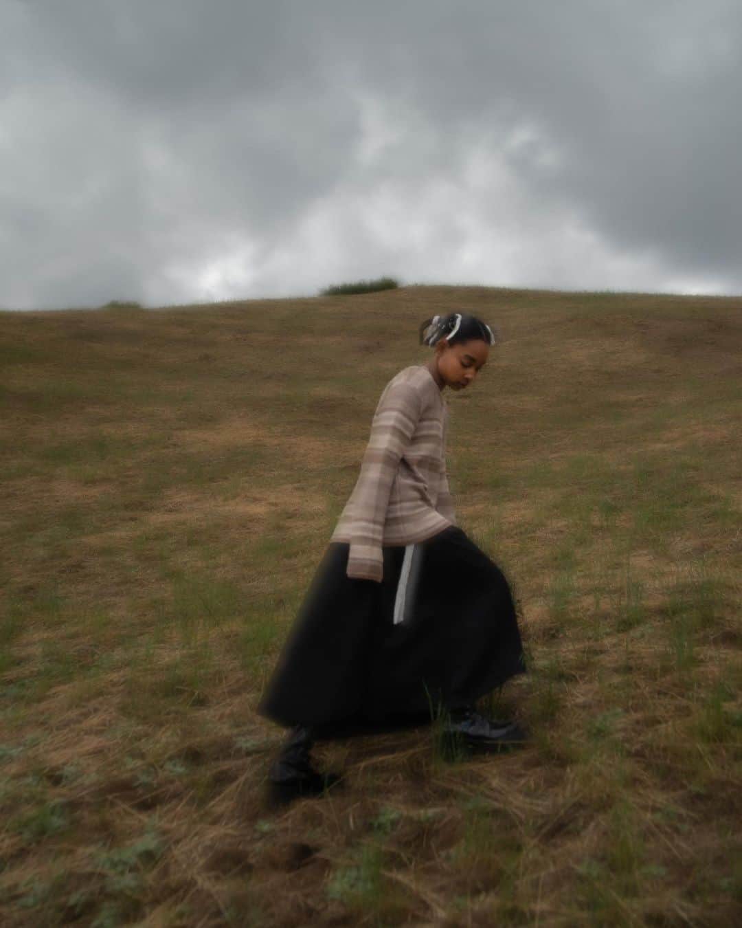 UNIFのインスタグラム：「@earthto.jay in the Mizuki Skirt and the Replay Sweater」