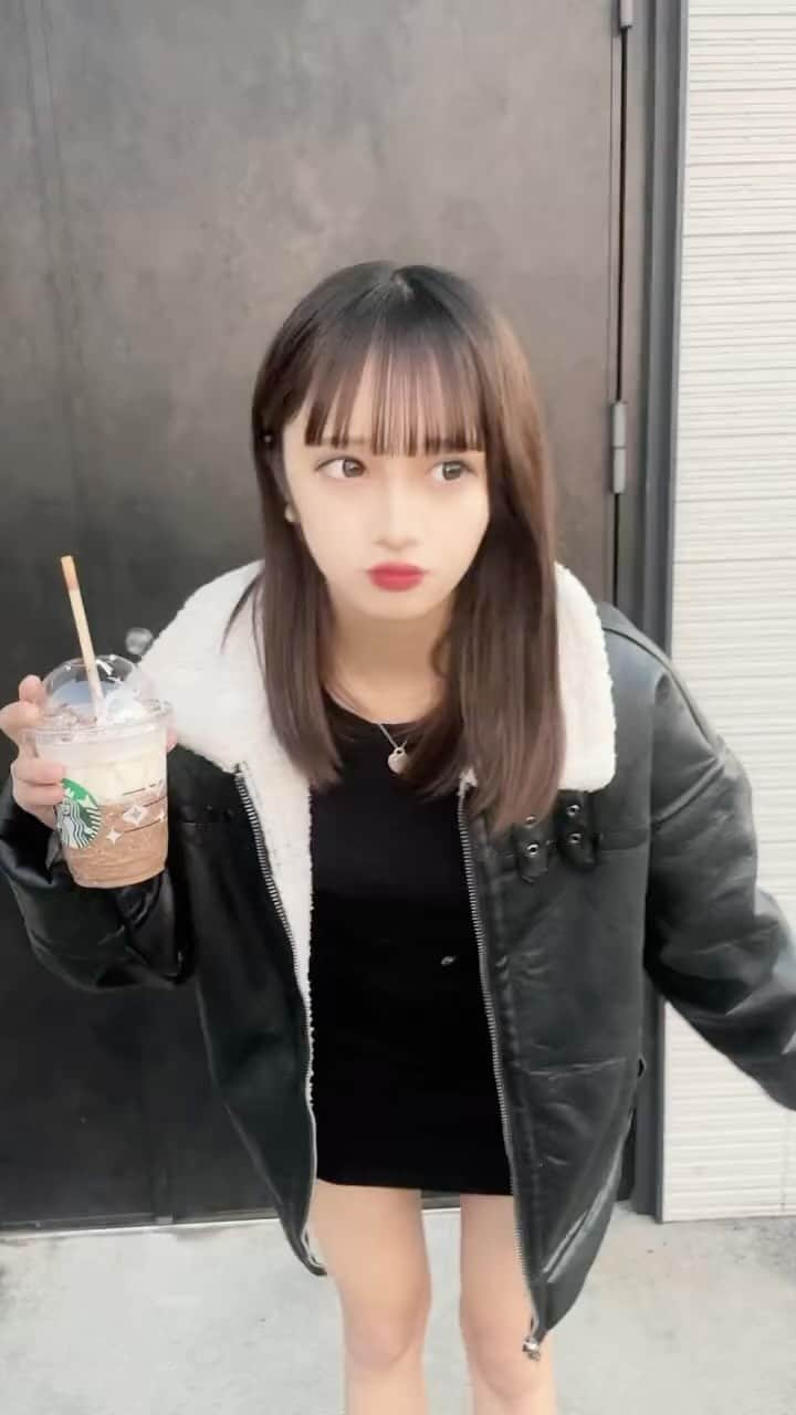 村上美侑羽のインスタグラム：「スタバのおすすめは？🥤　#dance #love」