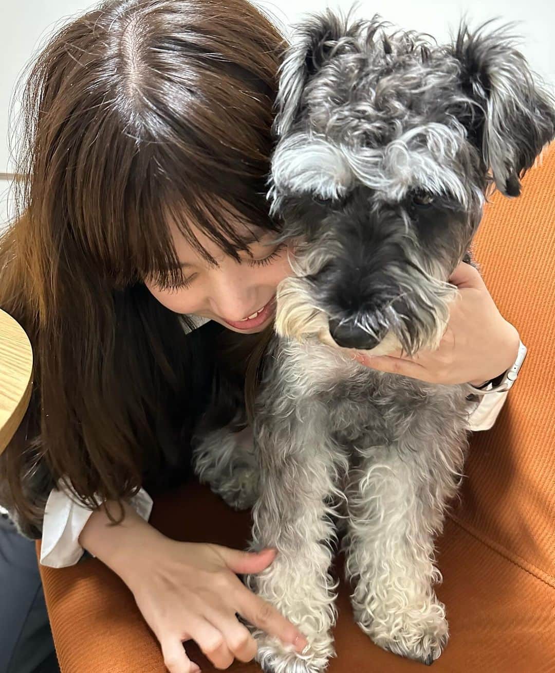 中根舞美さんのインスタグラム写真 - (中根舞美Instagram)「・ ワン様のご機嫌伺い中△」11月30日 18時51分 - mami_nakane_tx