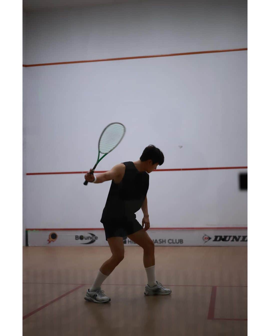 さんのインスタグラム写真 - (Instagram)「스쿼시 꿀잼😏 #squash」11月30日 19時01分 - actor_hajun