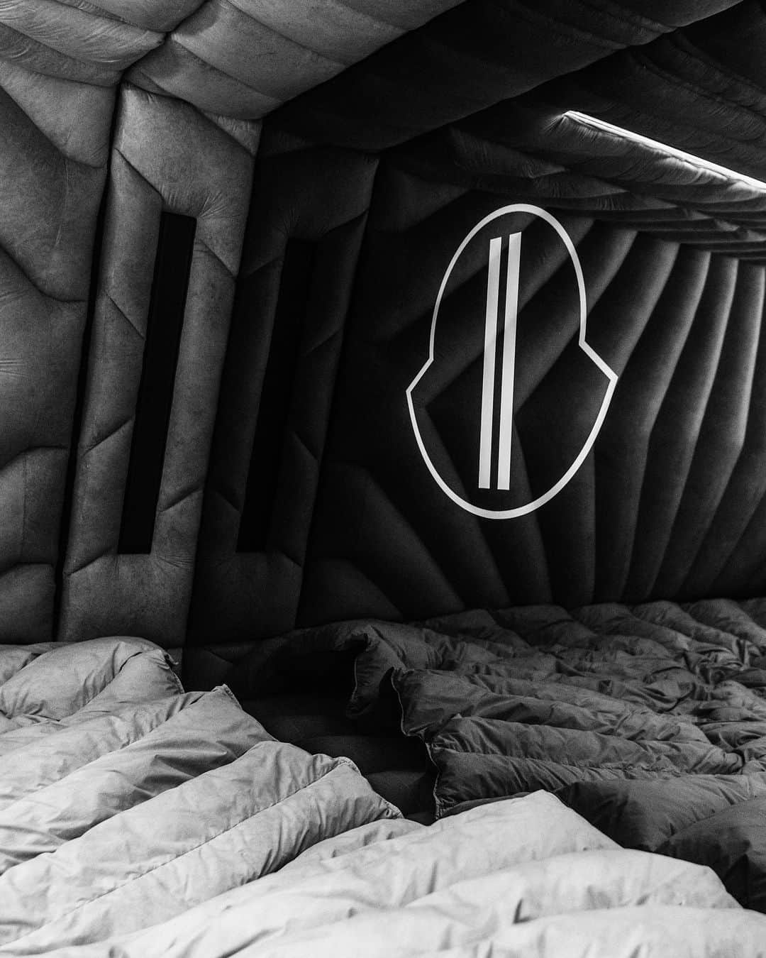 I.T IS INSPIRATIONさんのインスタグラム写真 - (I.T IS INSPIRATIONInstagram)「Moncler + Rick Owens  The soundproof steel sleeping pod.  Immerse yourself in the serenity of our intimately designed sleep pods, accompanied by a meticulously curated collection of apparel including the Radiance Jackets, Down Jacket, Sweatshirt, Hoodies, and tops.  Explore Moncler + Rick Owens collection at I.T stores.  #ITHK #ITeSHOP #RICKOWENS #RICKOWENSONLINE #MONCLERRICKOWENS」11月30日 18時56分 - ithk