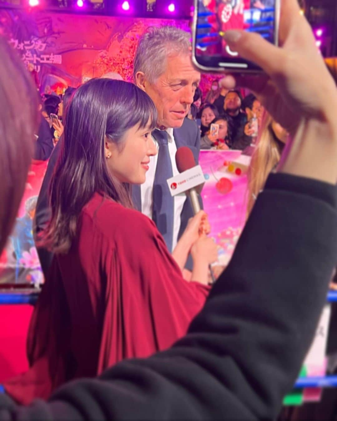 福本莉子さんのインスタグラム写真 - (福本莉子Instagram)「⁡ 映画「ウォンカとチョコレート工場のはじまり」 のジャパンプレミアにお邪魔して キャストの方々にインタビューをさせて頂きました🍫 12月1日からTOHOシネマズの幕間でその様子が上映されます！ 是非チェックしてください✔️」11月30日 19時09分 - riko_fukumoto_