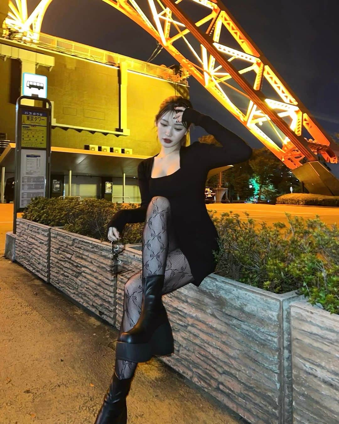 田向星華（せいせい）さんのインスタグラム写真 - (田向星華（せいせい）Instagram)「最近東京タワーよく行く 🗼✨  撮影終わりにそのまま行ったから お顔がかなりナチュラル 🥹🥹」11月30日 19時34分 - seika____official