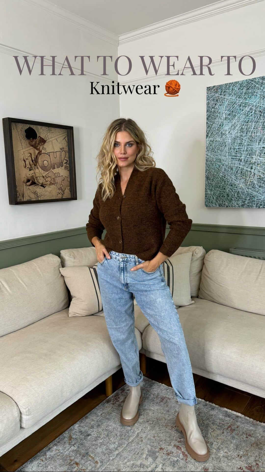 Ashley Jamesのインスタグラム：「Now the temperature has DROPPED... here’s how to wear knitwear. ❄️☃️  I’ve done these outfit series for a while now so I am sure you know by now, but the inspiration behind this series is that I felt I totally lost my style and identity after having a baby. My old clothes didn’t fit and I suddenly have to dress practically enough to be able to push a pram and with the need to breastfeed or pump out and about - it’s just a confusing time!  And in a time I felt (feel) like I’ve lost so much of my identity, dressing was a big part of helping me feel like ‘me’.   So with that in mind, I hope these outfit reels give you some inspiration to help you find your style - or just offer some wardrobe inspiration.   🤱 If you’re breastfeeding, I’m here with you and I know that winter can be especially confusing. How can you stay warm whilst also having access to your b00bs. I wear the ‘EcoVero™️ Under Bust Nursing Vest’ from @tilbea_london underneath , so you can feed without flashing your whole tummy! Then you can just lift up your layers.   I’ll add all the links to my highlights or everything is linked on my @shop.ltk page (linked in bio). But let me know if you have any questions🙏  For next time, I’m going to ask @tatiana_londonshopper to tackle what to wear on Christmas day and potentially Christmas parties? Which would you like first? ❤️🤶🏼」