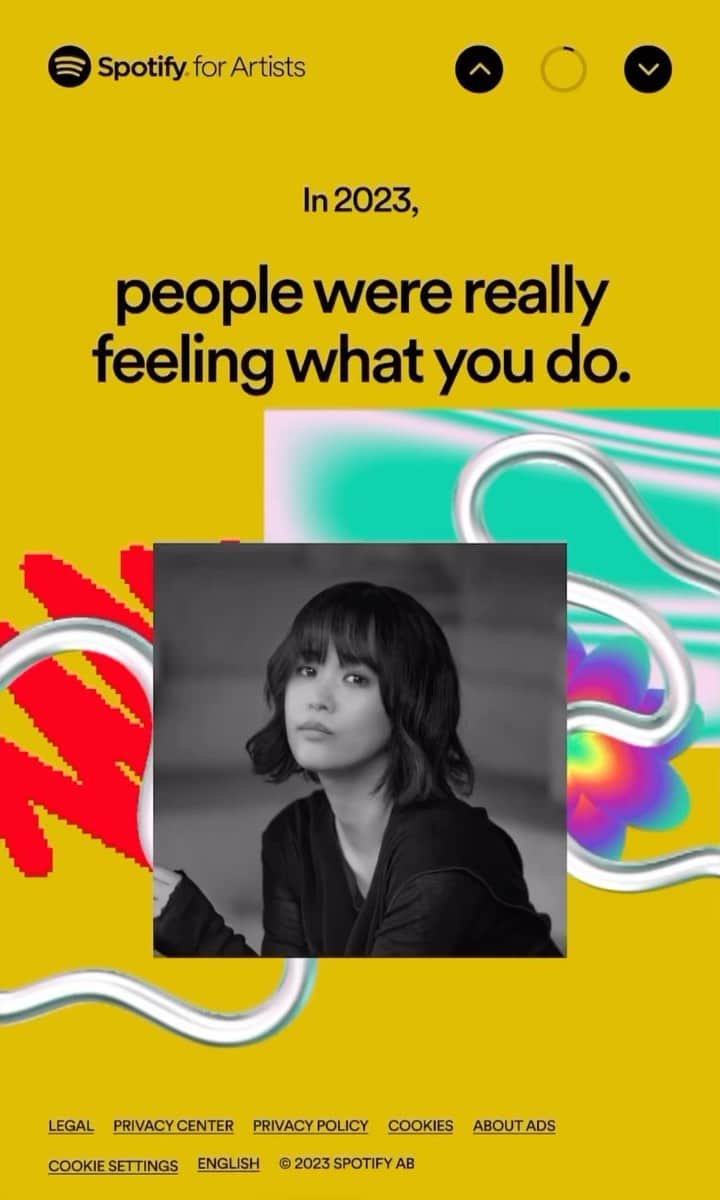 二宮愛のインスタグラム：「#spotifywrapped2023  感謝の気持ちを録音したので、ぜひ見てね🙏❤️ Just wanted to show how much I appreciate my listeners for being there!! ________________ #thankyou #spotify #listeners #supporters #AiNinomiya #loveyouall」