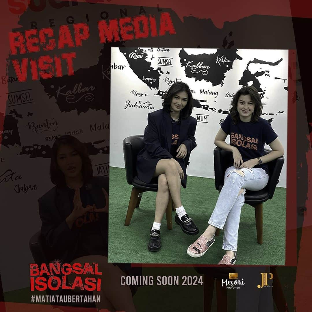 Kimberly Ryderさんのインスタグラム写真 - (Kimberly RyderInstagram)「Recap media visit bersama geng napi dari Bangsal Isolasi.  Next kita akan promosi kemana lagi ya? Tunggu updatenya di media sosial kita!  #BangsalIsolasi #MatiAtauBertahan #FilmIndonesia #comingsoon2024」11月30日 20時03分 - kimbrlyryder