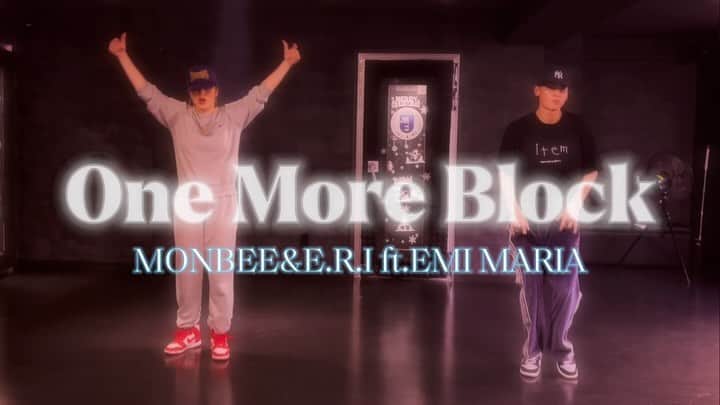小見山直人 のインスタグラム：「早速大好きな曲で🎧❤️ 　　 One More Block @e_r_i_03 @monbee_music  ft. @emimaria1987    Choreo by @rino_kurihara    w/ @naoto_lol    #dance #onemoreblock #emimaria #eri #monbee #rb #チーム1994」
