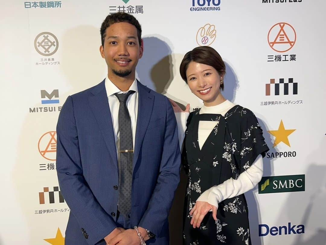 フジテレビ「THE NEWS α」さんのインスタグラム写真 - (フジテレビ「THE NEWS α」Instagram)「. 三井ゴールデングラブ賞を受賞した セリーグ、阪神の中野選手&木浪選手の二遊間のお2人と パリーグはオリックスの宗選手にインタビューさせていただきました⚾️  今夜のスポーツコーナーでお伝えします。  #livenewsα #ライブニュースα #フジテレビ #fujitv #ニュース #堤礼実 #海老原優香 #今湊敬樹 #上中勇樹 #松﨑涼佳」11月30日 20時55分 - news_alpha