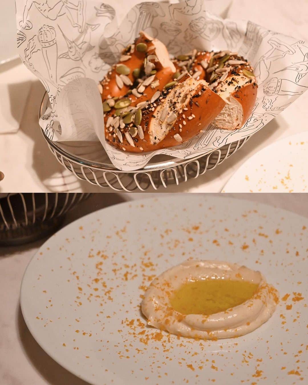 MEGさんのインスタグラム写真 - (MEGInstagram)「妹とディナーに。  どのお料理も全部おいしかったけどその中でもパンにつけて食べる“Bottarga pretzel”が今まで食べたことない味で美味しかった。🥨  表参道のイルミネーションライトアップを見ながらの食事ができる素敵なお店。  Open / 11:00-22:30  表参道ヒルズの中に📍東京都渋谷区神宮前４丁目１２−１０ 表参道ヒルズ 3F  #fratelliparadisojapan #表参道 #表参道グルメ #東京グルメ#東京レストラン」11月30日 20時59分 - _meg_7