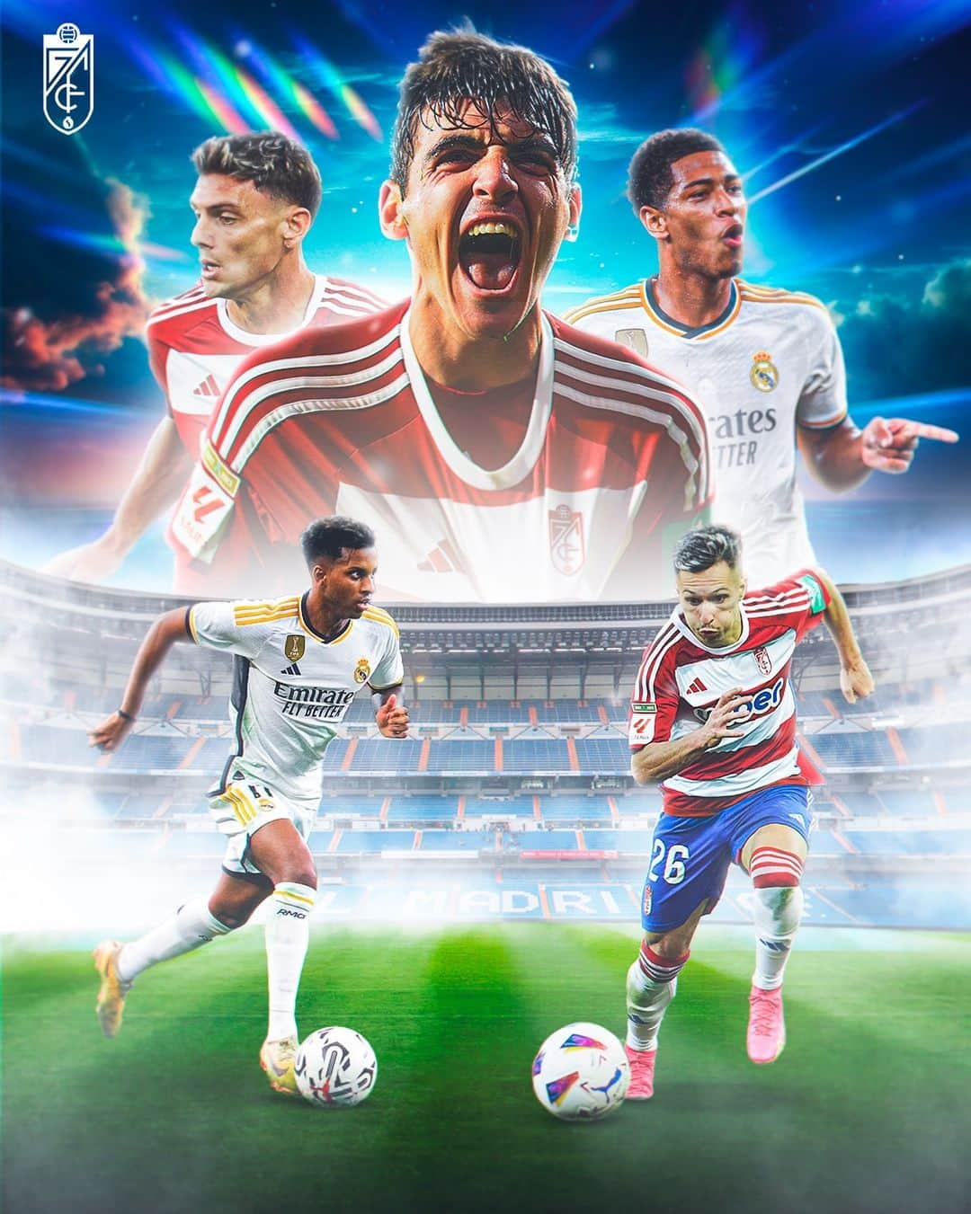 グラナダCFのインスタグラム：「🏟️❤️🔥  ¿Ganas de partidazo, granadinistas?  #𝙀𝙩𝙚𝙧𝙣𝙖𝙇𝙪𝙘𝙝𝙖 🇦🇹 | #RealMadridGranada」