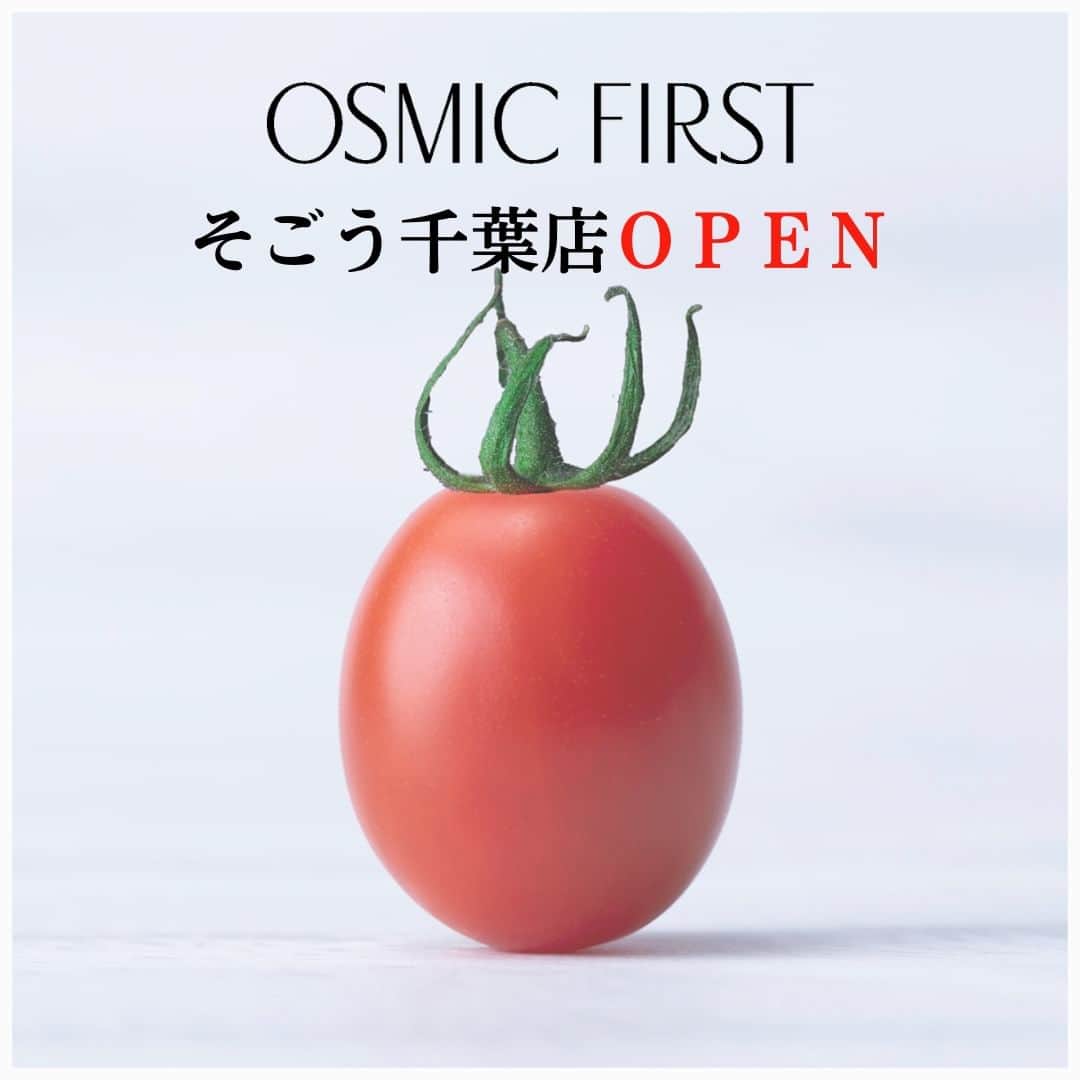 ＯＳＭＩＣ【オスミックトマト公式】のインスタグラム：「📣OSMIC FIRST そごう千葉店 ⁡ 2023年12⽉2⽇(土)そごう千葉 B1Fに 「 OSMIC FIRST そごう千葉店」 をオープンいたします🍅✨ ⁡ OSMIC FIRSTは美味しさを約束するラインナップで食卓に笑顔をお届けします😊 原点はOSMICにしかできない土と環境で育てた高糖度フルーツミニトマト。 そのトマトを軸にこだわりぬいた食材と巧みな技で忘れられない味わいに仕上げました。 口にした瞬間笑顔になるような、一つ上の幸せをご堪能いただけます。  自分へのご褒美に、大切な方へのプレゼントに、いつもとは違った贈り物をしたいときなど様々な用途でご活用いただける贅沢な商品を取り揃えております！  これからの時期お歳暮やクリスマスにピッタリのセットや、 テイスティングも行っておりますので、ぜひお立ち寄りください🍅 ⁡ －－－－－－－－－ 【OSMIC FIRST そごう千葉店】 オープン⽇：2023年12⽉2⽇（土） 所在地：〒260-8557　千葉県千葉市中央区新町1000番地　千葉そごうB１F 電話：080-3318-4095 営業時間：10:00〜20:00 （※そごう千葉の営業時間に準ずる） 施設HP：https://www.sogo-seibu.jp/chiba/ ⁡ －－－－－－－－－ ⁡ 【オープニングキャンペーン】 オープンを記念して、12月2日(土)、12月3日(日)の両日、6,000円(税別)以上お買い上げのかたに、 『OSMICトマトキューブパン2個』 『OSMICトマトの贅沢コンソメスープ』 『OSMICトマトの濃厚クリームスープ』 の中からおひとつプレゼントいたします🎁 ※1日30名様（なくなり次第終了） ⁡ ⁡ #OSMICトマト　#オスミックトマト　#オスミックファースト　#OSMICFIST #トマト　#高級トマト　#高糖度フルーツミニトマト　#奇跡のトマト　#トマトジュース　#フローズンフーズ　#スイーツ　#千葉　#そごう千葉　#トマト料理　#オープン記念　#キャンペーン #千葉グルメ　#千葉手土産」