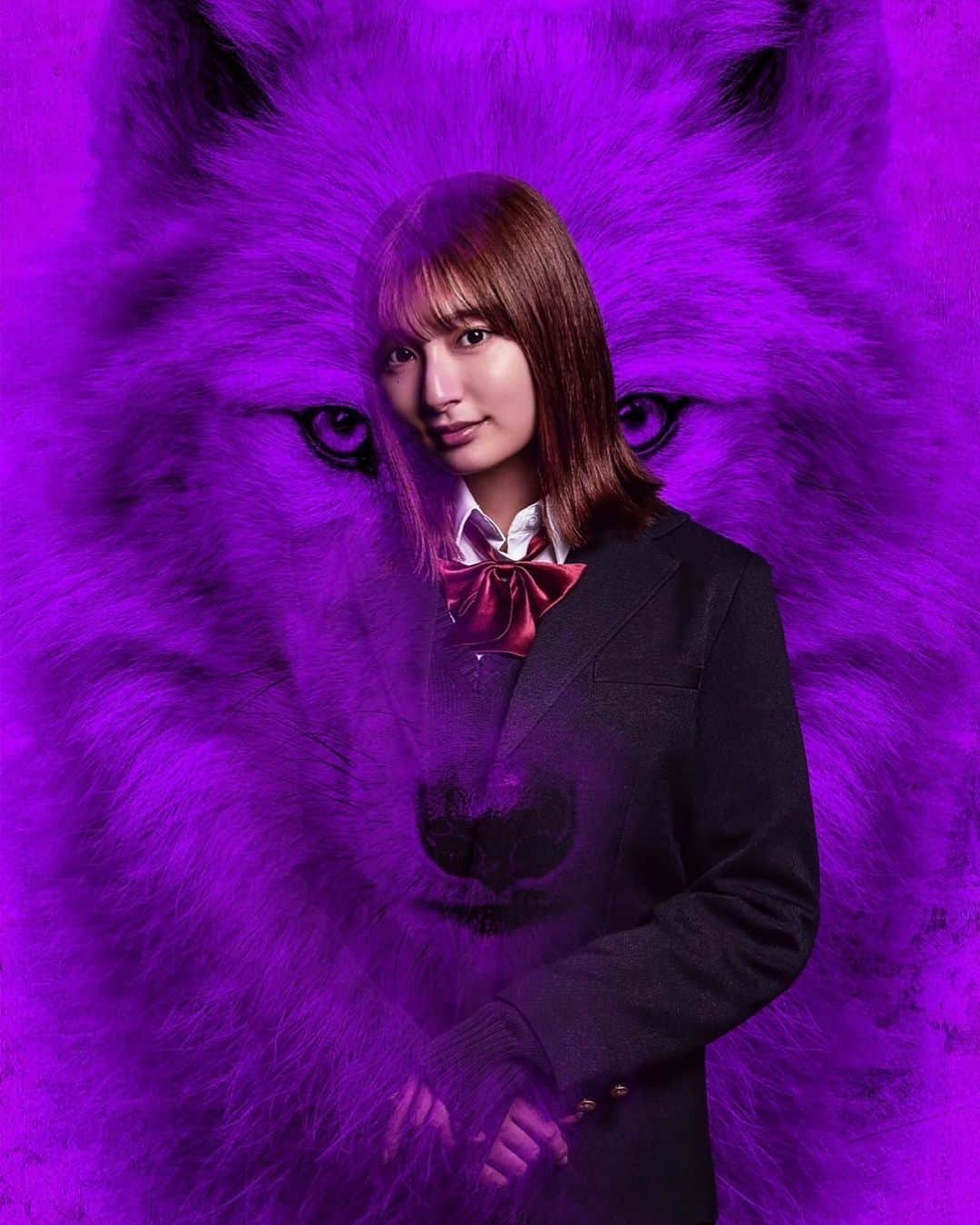 吉川愛のインスタグラム：「☺︎ 「マルス-ゼロの革命-」 貴城香恋役で出演します〜🐺💜 おたのしみっ」
