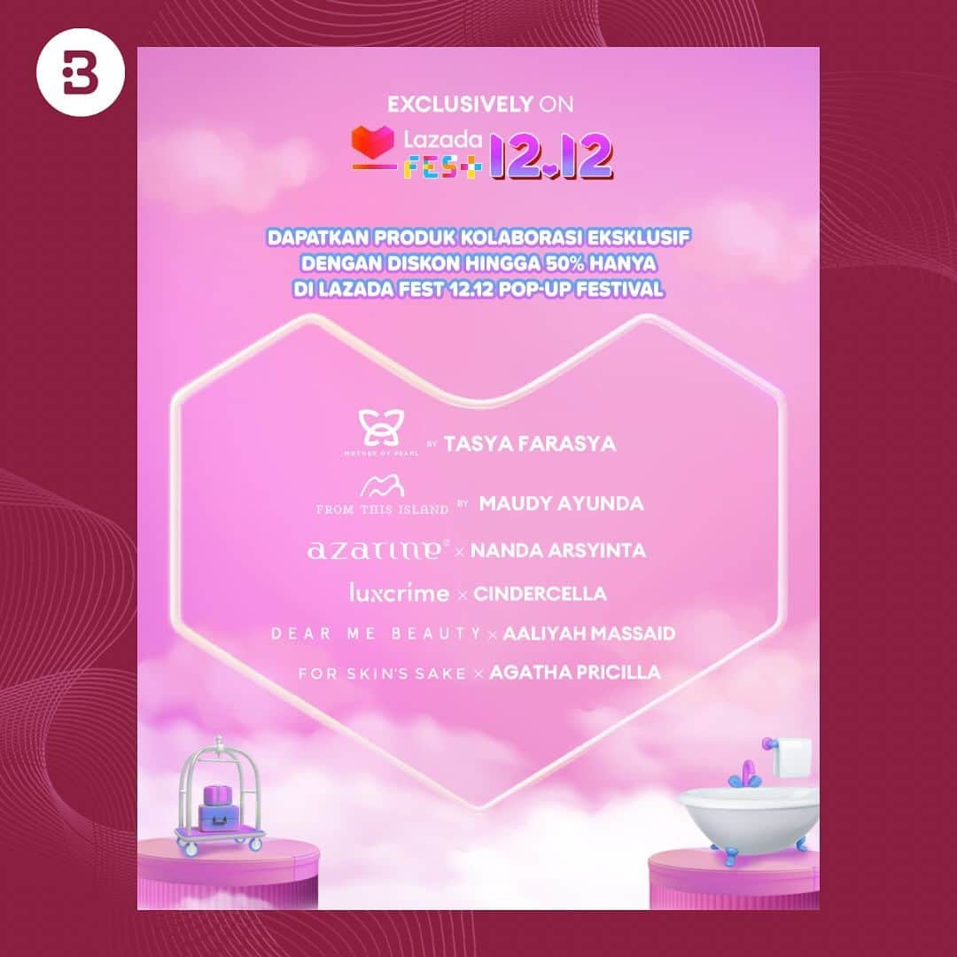 Beauty | Health | Fashionさんのインスタグラム写真 - (Beauty | Health | FashionInstagram)「Belanja tapi berasa lagi liburan di hotel? Emang ada?   Ada dong~  Laz Hotel Jakarta di Lazad12.12 Pop Up Festival.  Ada berbagai aktivitas seru selama 12 hari mulai dari belanja produk-produk beauty, fashion, dan home & living pilihan serta produk kolaborasi eksklusif 6 KOL dan 6 Beauty Brand.   Selain itu juga ada Mocktail Magic, Karaoke Night, Express Manicure, Eyebrow Threading dan pengalaman belanja ditemenin artis.  📆 : 1-12 Desember 2023 ⏰: 10.00 - 22.00 WIB  📍: Senayan City, Jakarta  Info selengkapnya di instagram @lazada_id & @cxomedia  #LazadaFest1212 #SerunyaHabisHabisan」11月30日 21時57分 - beautynesia.id