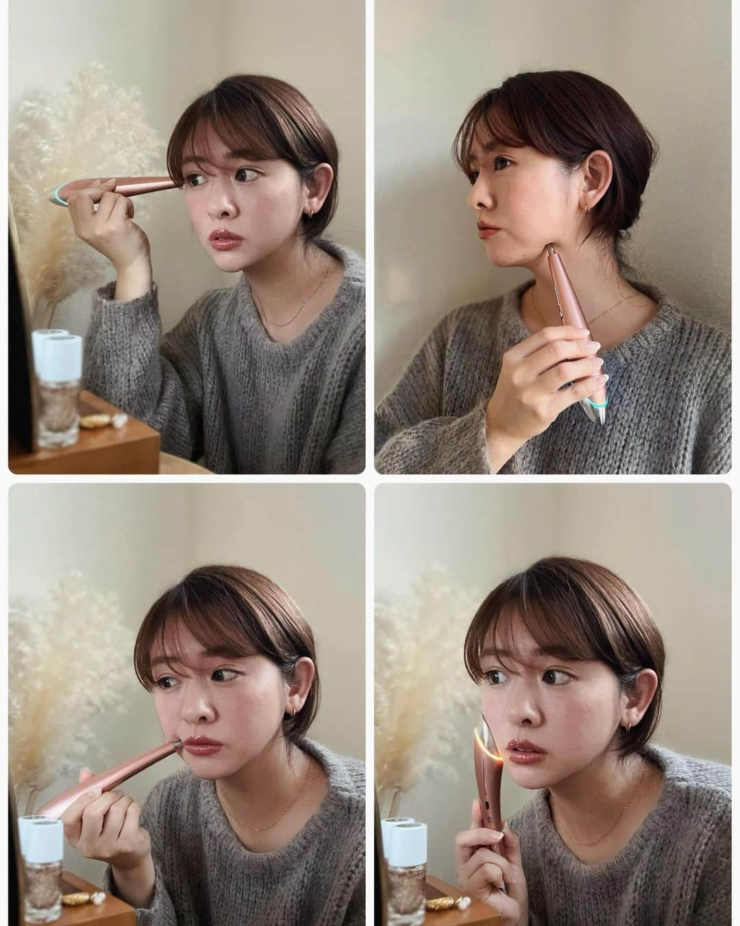 菅谷梨沙子さんのインスタグラム写真 - (菅谷梨沙子Instagram)「提供して頂いた Beauty Face Stick (@stellabeaute_jp ）  これは 表情筋に的確にアプローチしてくれて、美容バリメゾットを実現した新感覚のデバイスなんだって😲✨ 美容家電大好きなのでとっても嬉しい… ありがとうございます‼︎  これは両方使えるんだけど、細いペンの部分は美容鍼のようにツボ押しができるの（EMSも流れるよ）  しかもね スポットセンシング機能が搭載されていて、顔の形状を把握して、人によって異なるツボの位置を正確に特定して音で教えてくれるの😮👏🏻この機能本当にすごい…！  反対の太い部分はヒーティング機能がついていて、広範囲の筋肉を温めながら和らげることができる。 これも気持ちよくてね🥹 テレビ観ながら、スマホ見ながらと簡単に出来ちゃうから良い◎ 美顔器ってジェルつけて使うものが多いし、このサイズ感だと持ち運びにも最適よね🫰🏻  まだ使い始めて日も浅いので、ひとまず1ヶ月程使ってどんな感じかまたレポートします😙✍🏻  #美容バリ #EMS #美顔器 #ほうれい線 #ビューティフェイススティック #STELLABEAUTE #BeautyFaceStick」11月30日 21時51分 - risako_sugaya