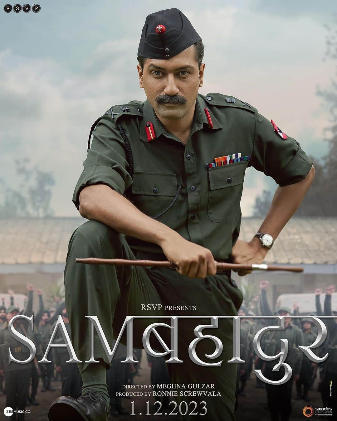 カトリーナ・カイフのインスタグラム：「SAM BAHADUR -  @meghnagulzar such a poetic beautiful classic film , was transported to another era .. you can see your passion to telling his story and attention to detail in every shot .  And SAM !!!!….. GRACE, HEROISM , GRIT What a performance, flawless, I’m just astounded , you are too inspiring , true to your craft in the most brilliant integral way , was so proud to watch you shine your way across the screen . I’ve seen you this last year pour yourself into this film and transform into sam. A performance to be remembered 🤍🤍 @vickykaushal09   Congratulations to @ronnie.screwvala @rsvpmovies」