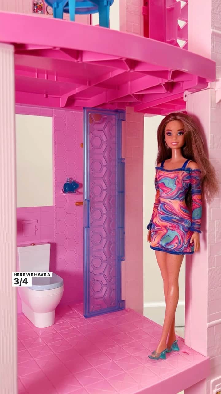 バービーのインスタグラム：「Location, Location, Location! 🏠✨ The hottest listing on the market could be… right in your living room? #Barbie #BarbieDreamHouse」