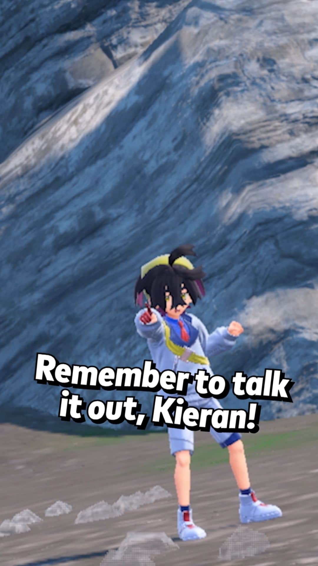 任天堂アメリカのインスタグラム：「Seriously, how does his hair not make him sneeze? #PokemonScarletViolet」