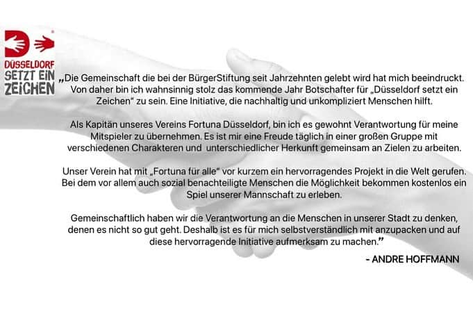アンドレ・ホフマンさんのインスタグラム写真 - (アンドレ・ホフマンInstagram)「🤝🏼 „Düsseldorf setzt ein Zeichen“ 🤝🏼」12月1日 4時02分 - ahoffmann
