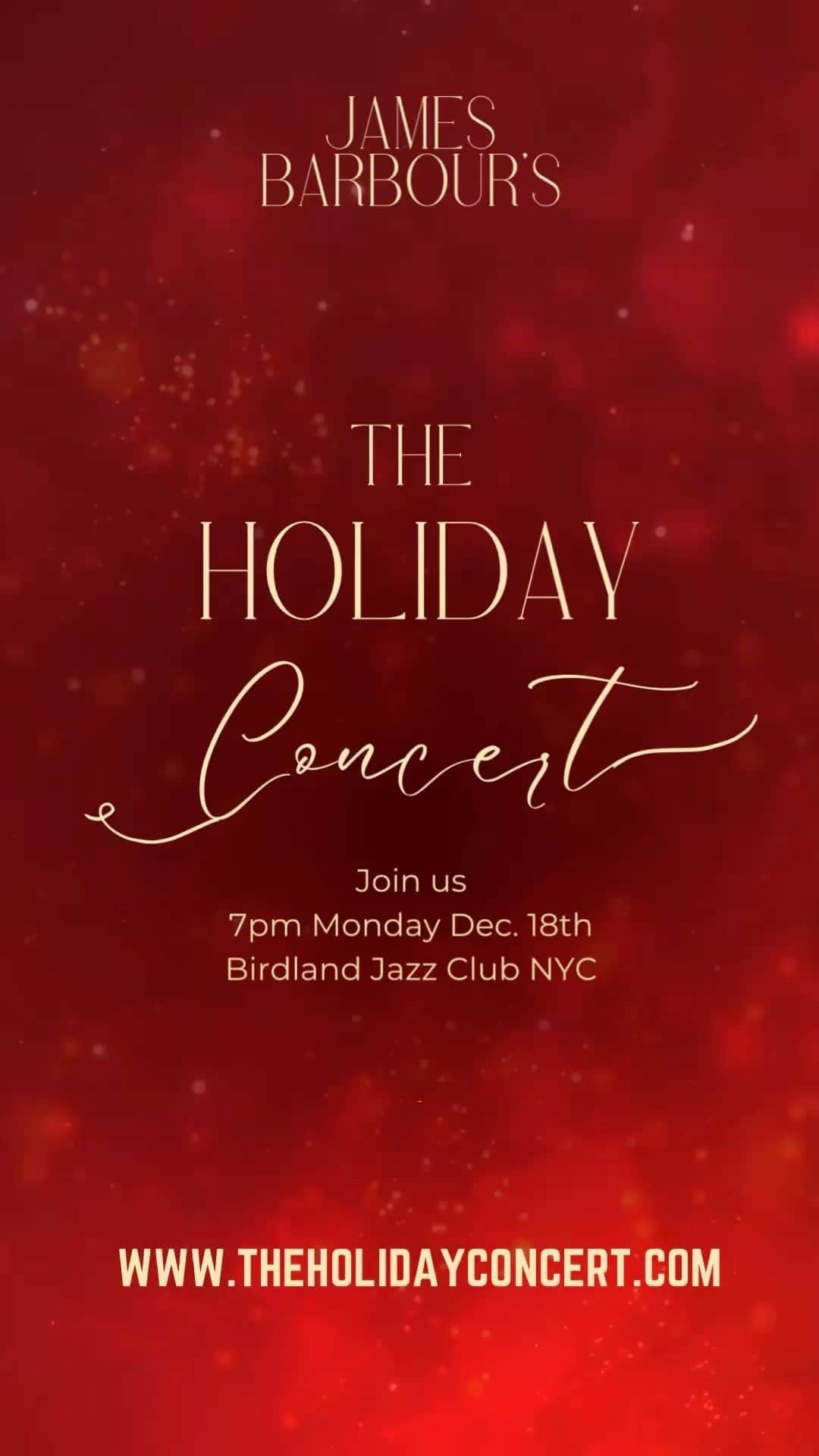 ジェイムズ・バーバーのインスタグラム：「It’s almost here!!! Grab your in person or virtual tickets.  7pm Monday 12/18 @birdlandjazz   Visit www.theholidayconcert.com for tickets.」