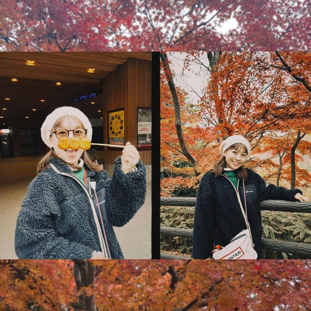 浦野モモさんのインスタグラム写真 - (浦野モモInstagram)「🍁 山頂までテクテク登りました！！ きのこ汁がごちそう〜🤤 #駆け込み秋 🍂」11月30日 22時51分 - momourano