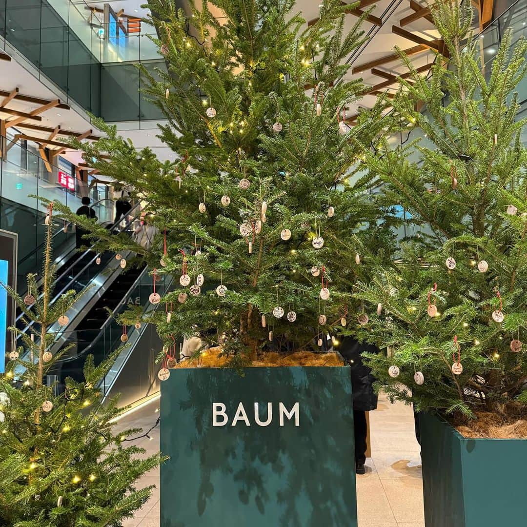 星玲奈さんのインスタグラム写真 - (星玲奈Instagram)「明日、12/1(金)〜12/3(日)まで 原宿駅すぐのwith HARAJUKU B1Fにて開催される @baum_global のホリデーポップアップ。 一足お先にお邪魔してきました☺️🌲 クリスマスツリーや、ツリーハウスがどーーんと飾られたポップアップでは カリモク家具の端材を使ったオーナメントが作れるワークショップがあったり ホリデーギフトにぴったりなラインナップが見られたり。 サンプルセットがもらえたり、購入者特典のスイーツがプレゼントになったりと かなり豪華なポップアップ😍 デザインもおしゃれだし、今度ぜひギフトにも選びたいなと❤️ 樹木の香りがなんとも癒しのBAUM、初めて試したフレグランスもすごく好みの香りだった😍🌲 冬限定のフォレストドーンという香りは、早めに購入に行きたいと思います❤️  #BAUMHOLIDAY2023 #森林浴美容 #baum_beauty #PR  @baum_global」11月30日 23時23分 - reinahoshi1015