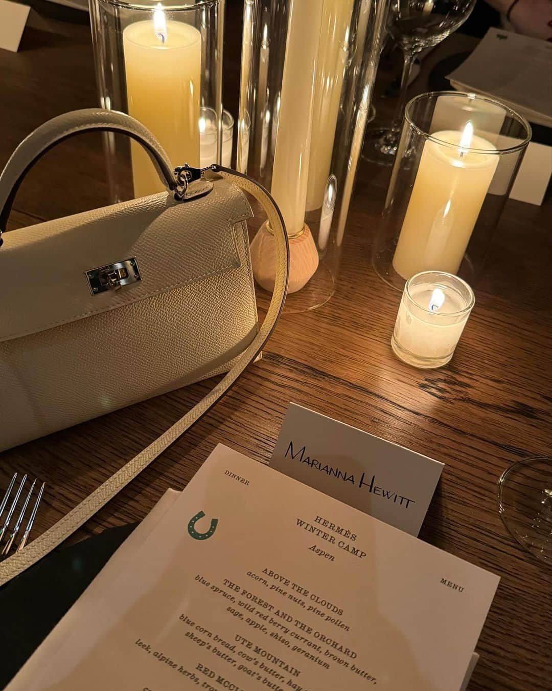 Marianna Hewittさんのインスタグラム写真 - (Marianna HewittInstagram)「when in aspen 🧡 @hermes」11月30日 23時25分 - marianna_hewitt