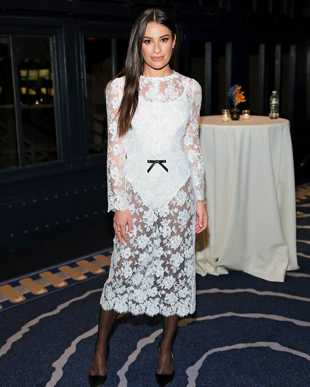 リア・ミシェルさんのインスタグラム写真 - (リア・ミシェルInstagram)「Such a wonderful night last night celebrating @gherardofelloni on his FNAA designer of the year award. @rogervivier @footwearnews 🖤🖤」11月30日 23時36分 - leamichele