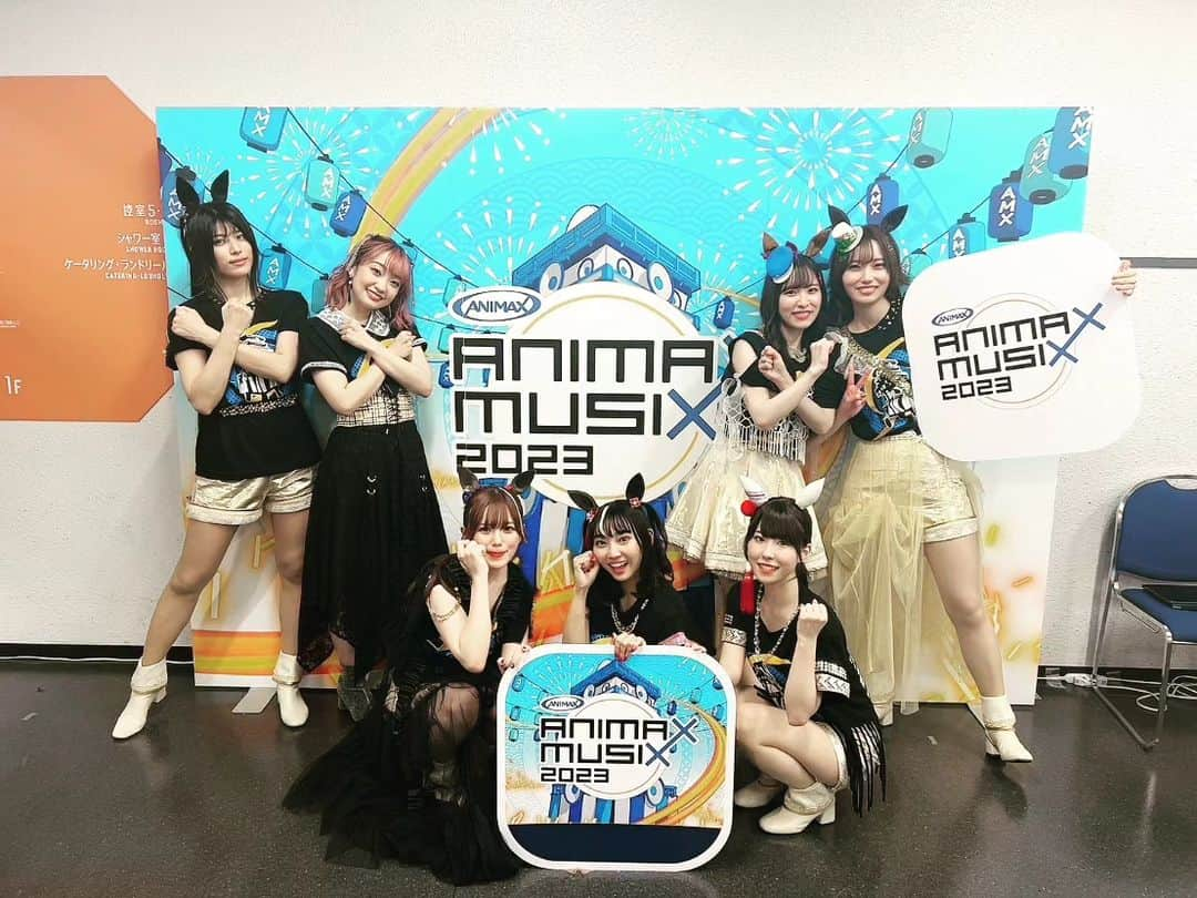 Machicoのインスタグラム：「C ＊11月の思い出＊ #ANIMAXMUSIX2023 🐴 ①はるかわ・彩香氏・ひなき・なっちゃん・遠野ちゃん・あまみ ②withウマダンサーズ ③東山奈央ちゃん④上坂すみれちゃん ⑤むすめたち⑥むすめたち ⑦やのひなき #Machico #トウカイテイオー #ウマ娘」