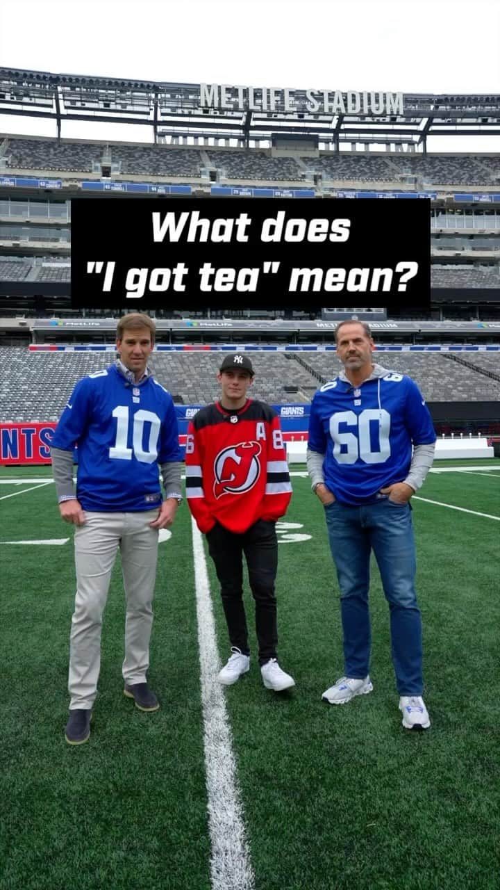 New York Giantsのインスタグラム：「Yes, Eli. That’s what rizz means 😆」