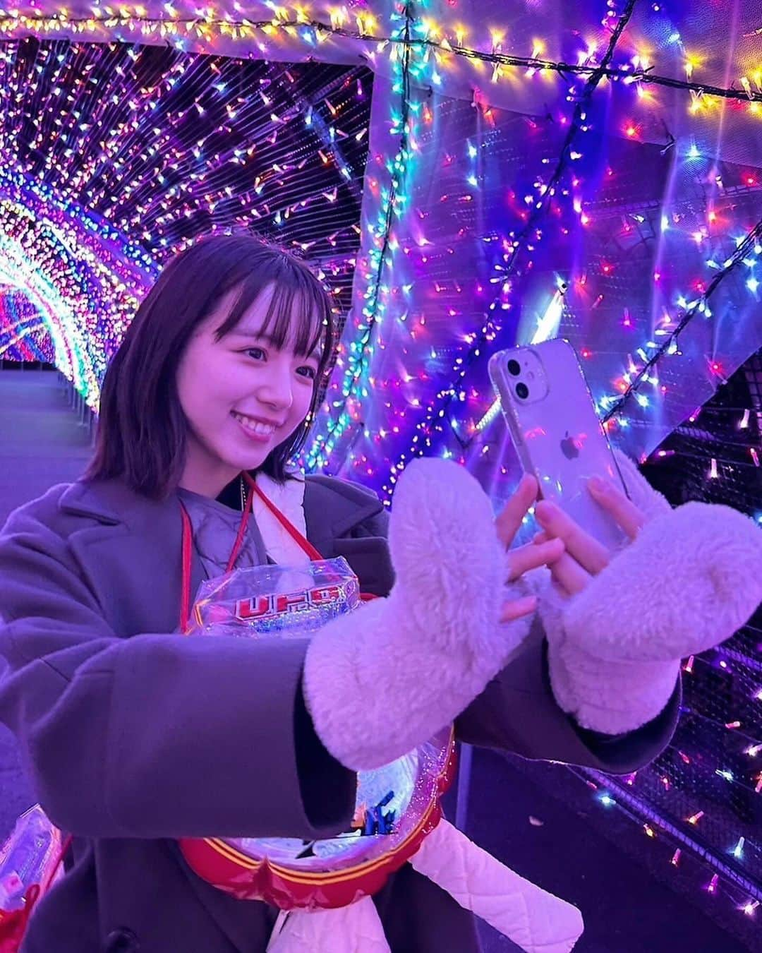 神岡実希さんのインスタグラム写真 - (神岡実希Instagram)「ー よみうりランド🎠🎡はしゃぎすぎた。😮‍💨 イルミネーションが綺麗だったよ。よみうりランドの近くに住もうかな？！？！ #よみうりランド #よみうりランドジュエルミネーション #遊園地 #デート」12月1日 0時59分 - miki_kamioka