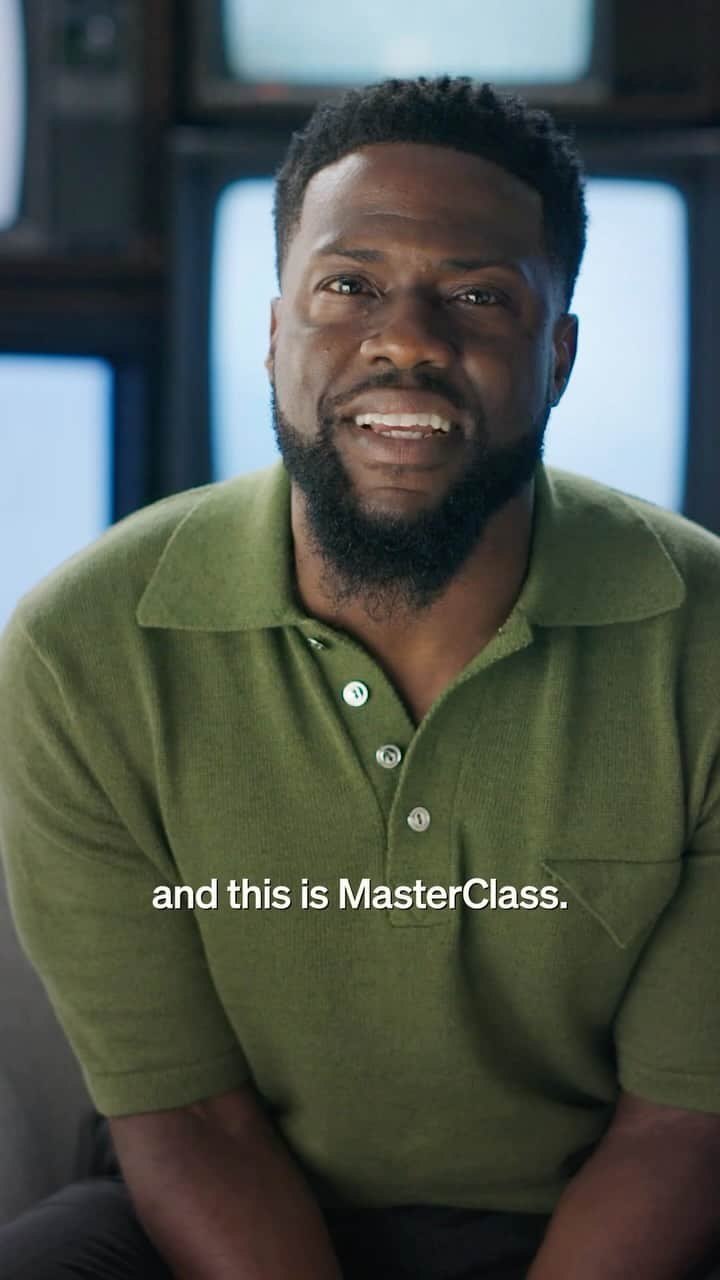 ケビン・ハートのインスタグラム：「@kevinhart4real is on MasterClass to teach you how to make your mark with humor. Get ready to laugh, learn, and leave a legacy...it’s time to turn your jokes into a lasting story. Link in bio.」