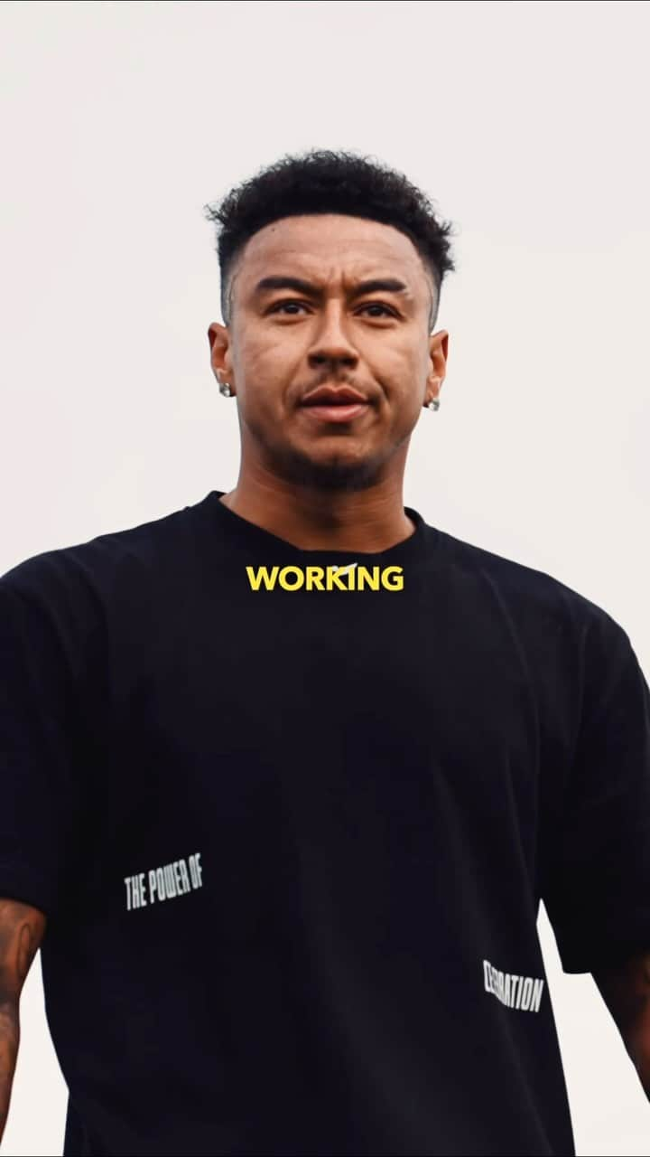 ジェシー・リンガードのインスタグラム：「Working baby 😤🏃🏾‍♂️」