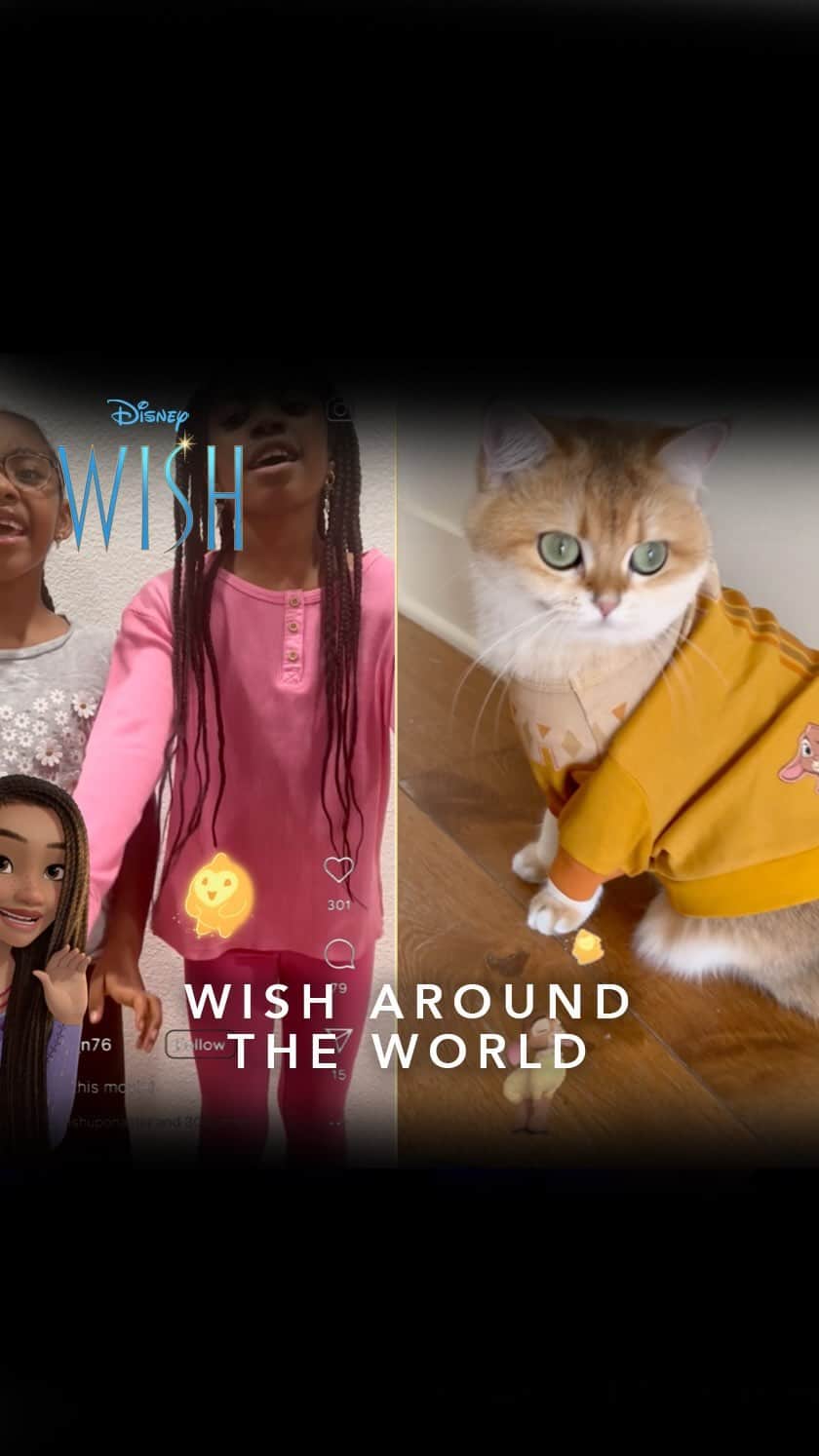 ウォルト・ディズニー・アニメーション・スタジオズのインスタグラム：「Thank you to fans around the world for your amazing support of #Wish!」