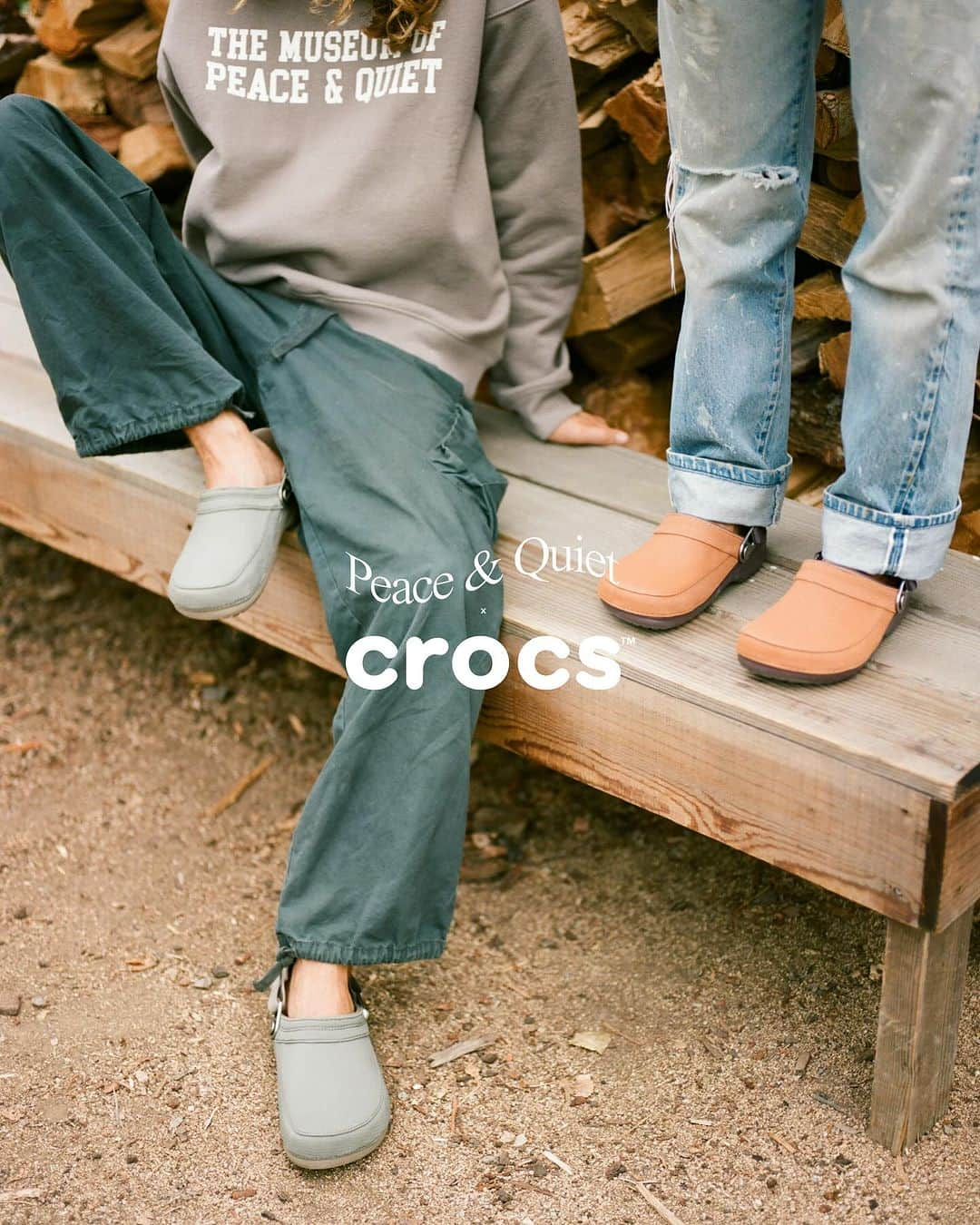 ミタスニーカーズのインスタグラム：「crocs CLASSIC CLOG "Museum of Peace & Quiet"」