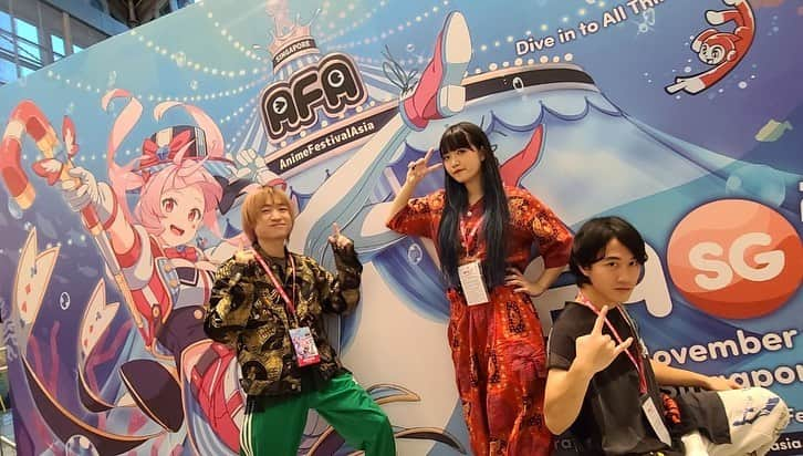 ASTERISM（アステリズム）さんのインスタグラム写真 - (ASTERISM（アステリズム）Instagram)「・ 🔹LIVE🔹 Thank you for coming "@animefestivalasia"day2 in Singapore🙏️☺️  The event was as exciting as the first day!!😊  🎸NEXT GIG🎸 Dec. 9th Sat at @mv_namba in Osaka  🎫Tickets🎫 https://eplus.jp/sf/detail/3965790001-P0030001  #ASTERISM #アステ #LIVE #AFASG」12月1日 12時24分 - asterism.asia