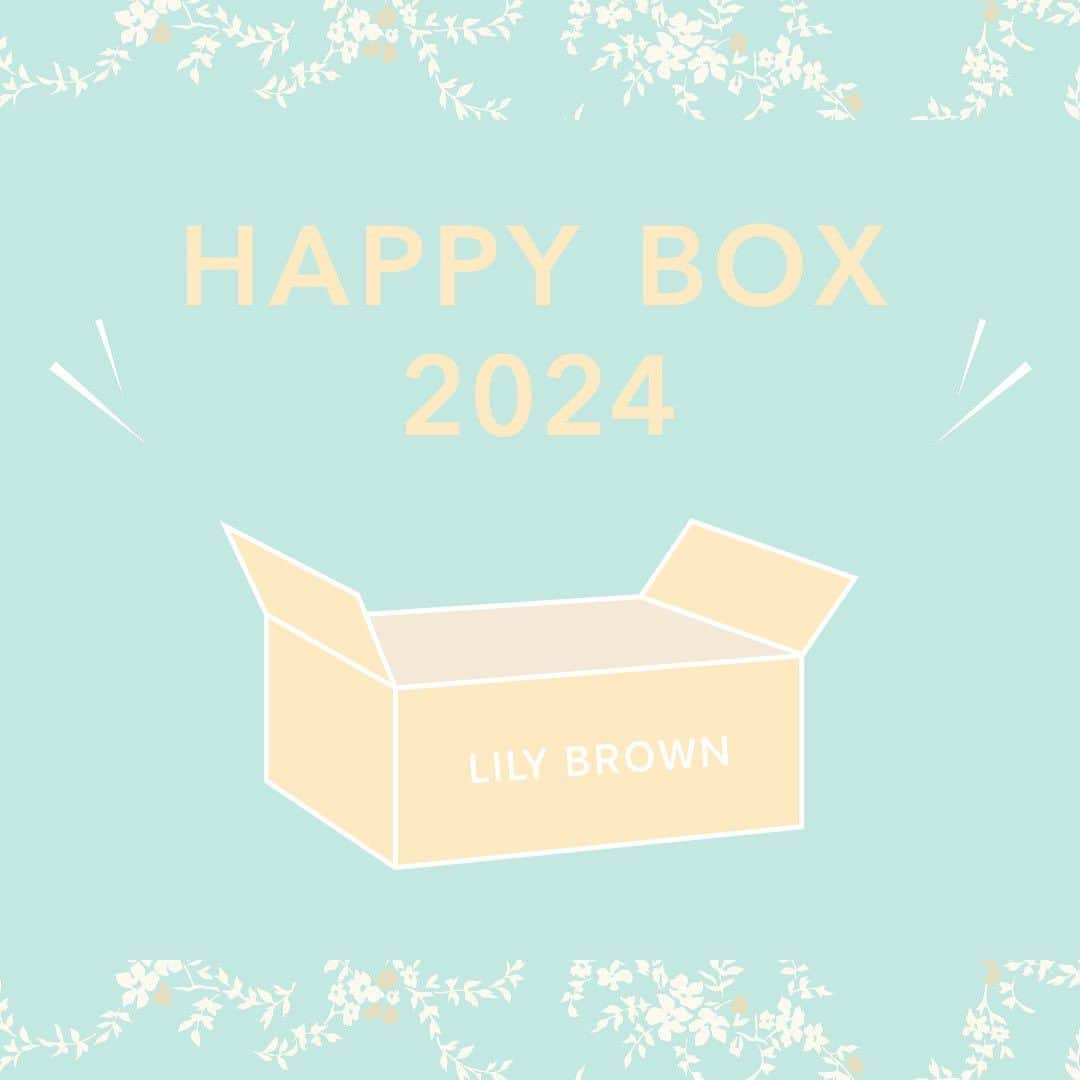 Lily Brownさんのインスタグラム写真 - (Lily BrownInstagram)「.  - 2024年LILY BROWN HAPPY BOX -  【オンライン限定発売】 【予約受付中】  LILY BROWNより、オンラインでしか買えない2024年福袋が登場！ ミドルコート　／　ラメニットカーディガン 花柄ブラウス　／　フレアスカート LILY BROWNで人気のデザインを詰め込んだ豪華4点セットです。 カーディガンやブラウス、スカートは 春まで長く着られるのが嬉しいポイント。 そのままコーディネートでお楽しみ頂くことはもちろん、 別々にも使いやすいデザインとカラーを選びました。  今年は「LILY BROWN」のロゴと オリジナル柄のスペシャルなBOXに入れてお届けします。 年に1度のスペシャルな福袋をどうぞお見逃しなく！  price ¥11,000（tax in）  2024年1月1日以降、順次お届けいたします。  #lilybrown #リリーブラウン #vintage #vintagefeature #wintercollection #happybox #福袋 #2024福袋」12月1日 12時42分 - lily_brown_official