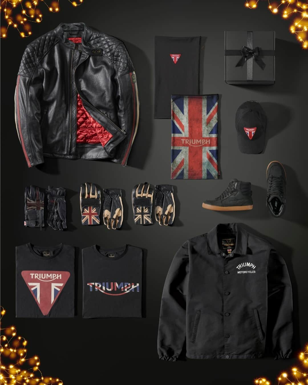 Triumph Motorcycles Japanさんのインスタグラム写真 - (Triumph Motorcycles JapanInstagram)「ベストセラー商品や、ライドに欠かせないTシャツ、グローブ、ネックチューブなど厳選されたコレクションから、パーフェクトなクリスマスギフトを見つけましょう。⁣ ⁣ #TriumphMotorcyclesClothing #ForTheRide #OfficialTriumph #トライアンフ」12月1日 13時00分 - triumph_motorcycles_japan