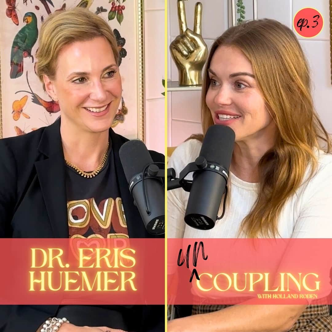 ホーランド・ロデンさんのインスタグラム写真 - (ホーランド・ロデンInstagram)「Introducing Dr. Eris Huemer as our very first expert guest of UnCoupling!   Join Holland in studio with our first Expert episode, the incredibly knowledgeable Dr. Eris Huemer @dreris . She is the founder of FEEL GOOD DR, Therapize Me, and co-creator of HELP SELF methodology. Dr. Huemer dives into Generational Unlearning and how everything comes back to your Self.  #podcast #hollandroden #dreris #therapy #relationships」12月1日 4時25分 - hollandroden