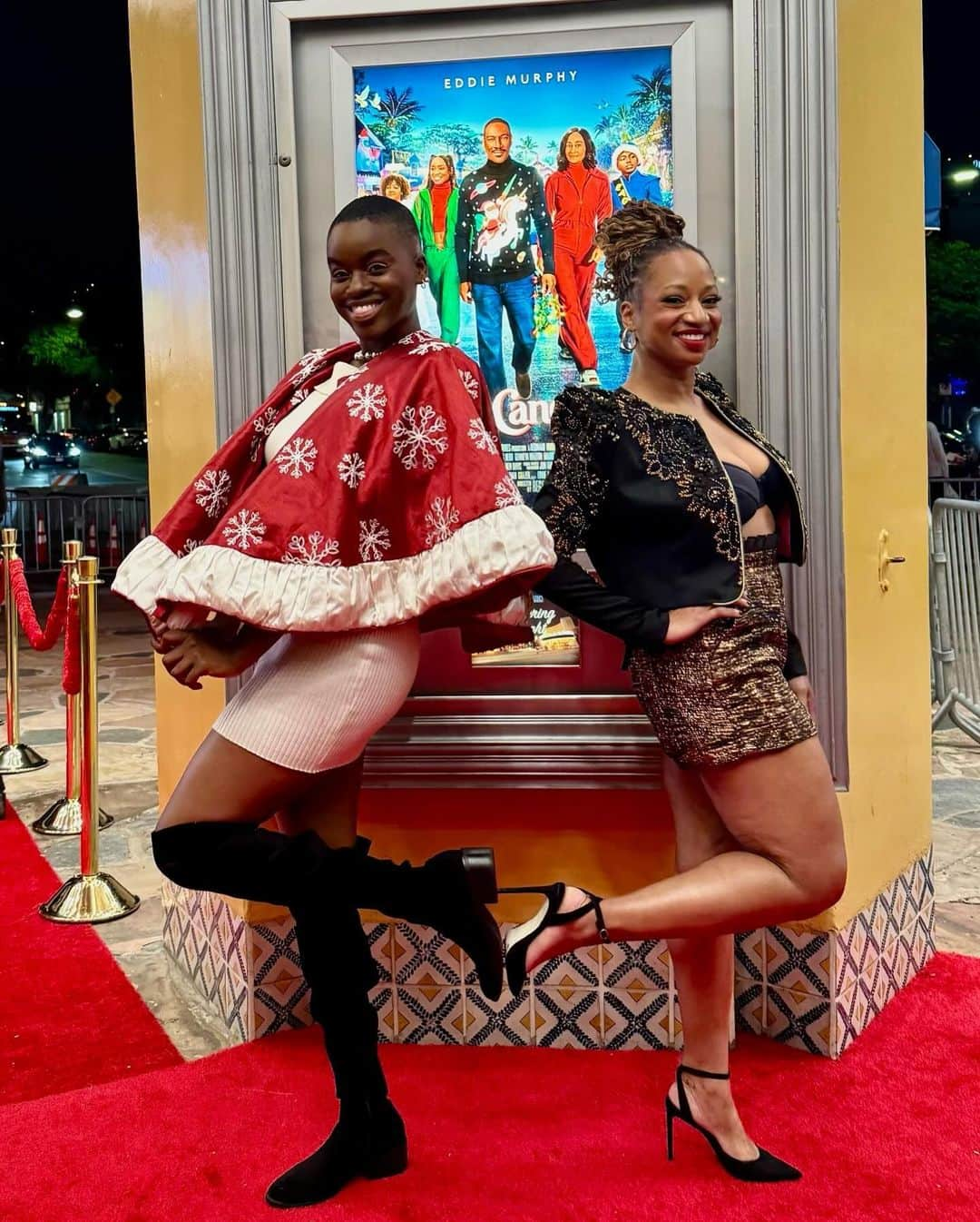 モニーク・コールマンさんのインスタグラム写真 - (モニーク・コールマンInstagram)「I had an absolute BLAST & at the Premiere of #CandyCaneLaneMovie 🎄♥️✨🙌🏾 The movie is SO fun and heartwarming and magical — an instant classic!!  Check it out tomorrow December 1 on @primevideo」12月1日 4時32分 - _moniquecoleman