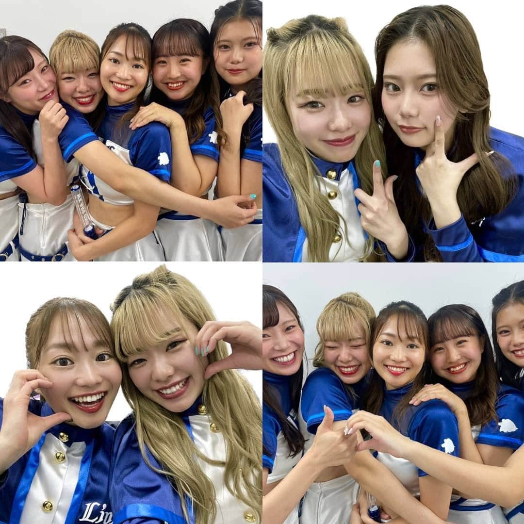 ブルーレジェンズさんのインスタグラム写真 - (ブルーレジェンズInstagram)「みなさんこんにちは！Aihaです💙🪽 サンクスフェスタにご来場いただいた皆さん本当にありがとうございました！ お渡し会にも沢山の方が来てくださってびっくりしました😳 皆さんとお話ができて、2月3日の舞台公演も楽しみにしているとのお声をいただけて嬉しかったです🤍 舞台公演に向けて頑張ります！！✊  写真はルーキーが全員揃った試合日に撮った写真と、サンクスフェスタの日にメンバー全員と撮ったオフショットです🫶  寒い季節になったので皆さん風邪をひかないように暖かくしてお過ごしください🍀💭  #bluelegends #seibulions #埼玉西武ライオンズ」12月1日 13時15分 - bluelegends_lionsofficial